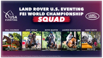 Eventing team for World Championships