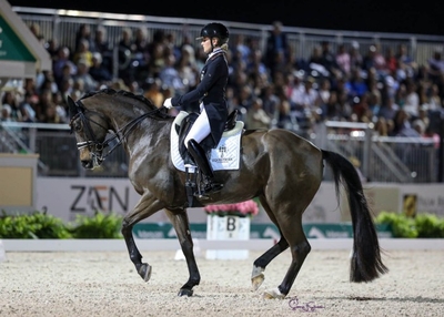 Felicitas Hendricks on Drombusch OLD in the Freestyle Susan Stickle