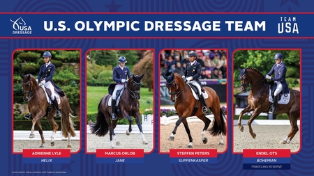 Paris dressage team