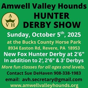  Amwell Valley Hounds