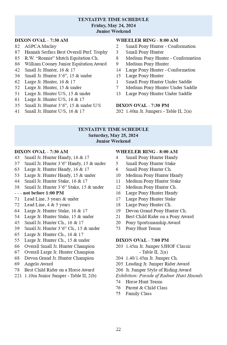 2024 Devon Prize List Schedule page 0002