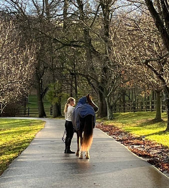 candid girl w pony aileen lisko