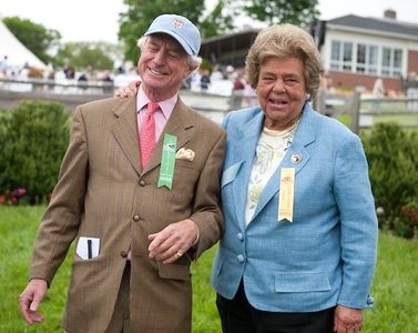 kip Achuff and Betty Moran at the 2013 Radnor Hunt Races. Tod Marks